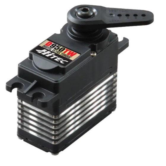 D950TW 20mm, Coreless, Wide Voltage, Titanium Gear Actuator (7.4V)